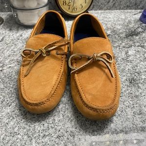 Cognac/orange colored Cole Hann Gunnison shoes